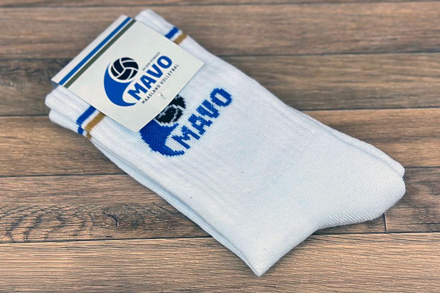 mooie sportsokken voor volleybalclub Mavo